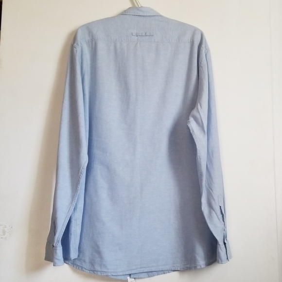 Camel Active Long Sleeve Linen Button Front Shirt - Picture 4 of 6